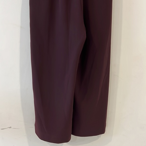 COS Purple High-Waisted Wide Leg Paperbag Trousers size 6 - Picture 11 of 14